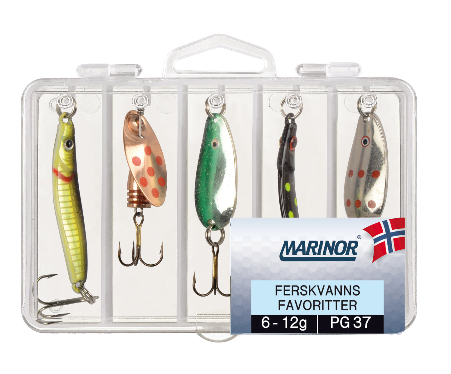 Marinor Ferskvannsfavoritter Ass 5-pk 6-12g
