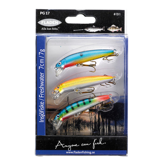 Fladen Wobblersett Ass 3-pk