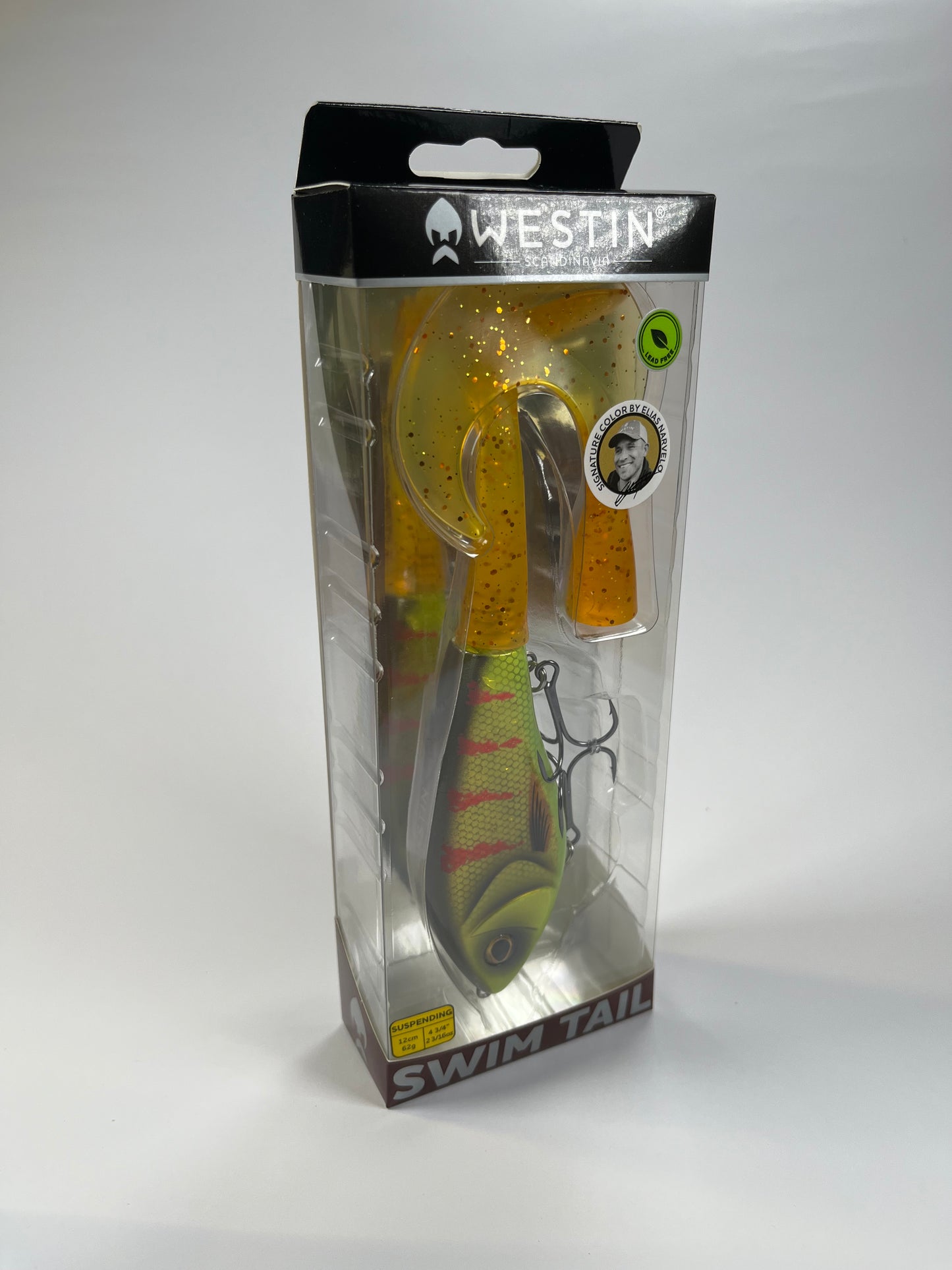 Westin Swim Tail 12cm 62g Crimson Spark - Fiskenerden.no