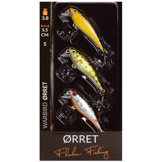 Fladen Wobbler-sett Realistic ørret