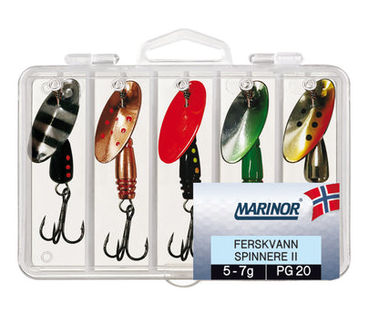 Marinor Ferskvann Spinnere II Ass 5-pk 5-7g
