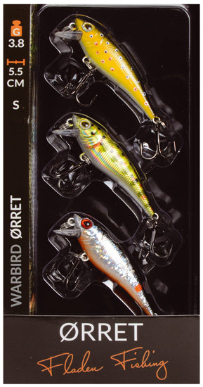 Fladen Wobbler-sett Realistic ørret