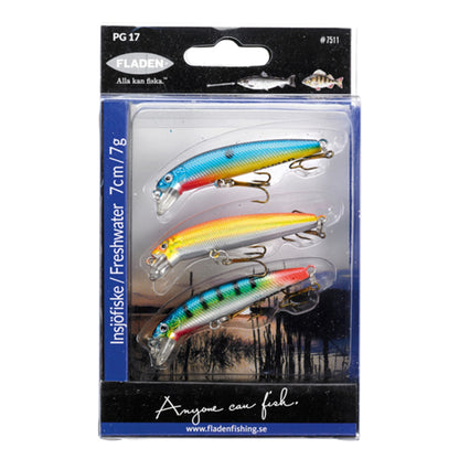 Fladen Wobblersett Ass 3-pk