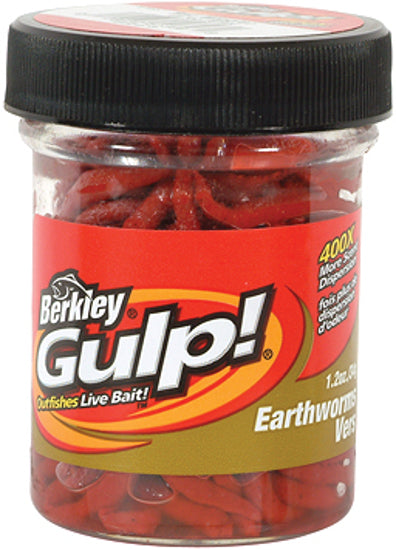 Berkley Meitemark Gulp 10cm Rød - Fiskenerden.no