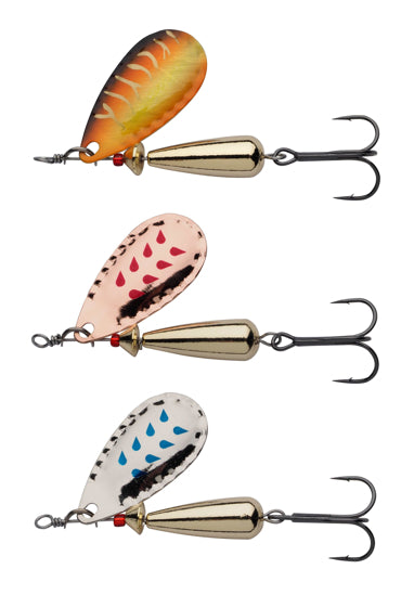 Abu Garcia Spinnersett Droppen LF Ass 3-pk