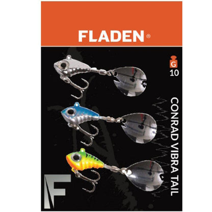 Fladen Conrad Vibra tail spinner 3-pk Ass