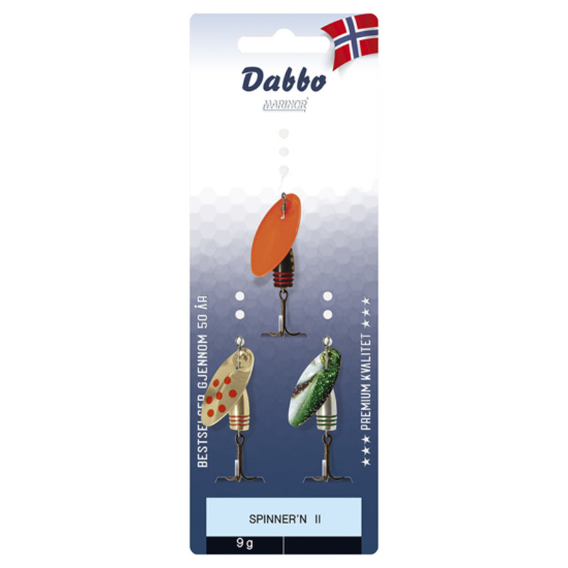 Dabbo Spinner-n 3-pk #II - Fiskenerden.no