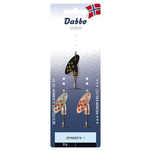 Dabbo Spinner-n 3-pk #I - Fiskenerden.no