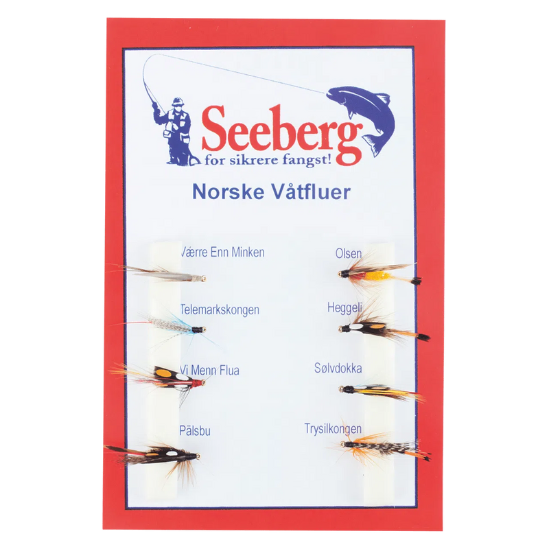 Seeberg Norske Våtfluer Enkel #12 - Fiskenerden.no