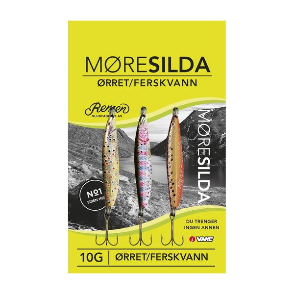 Møresilda 10g Ørret/Ferskvann 3pk - Fiskenerden.no