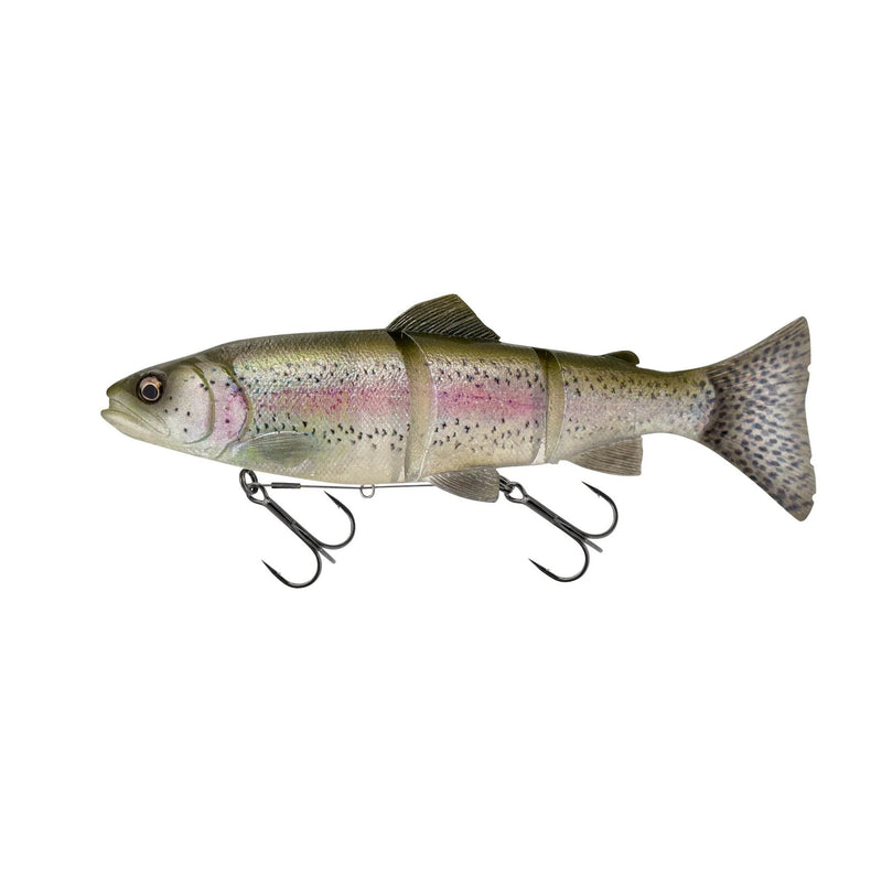 3D Line Thru Trout Clear Rainbow Trout - Fiskenerden.no