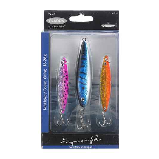 Fladen Kystfiske/sjøørretsett Ass 3-pk - Fiskenerden.no