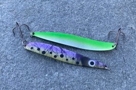 Spinn Craft Fjord Tobis Grønn/Lilla 10,5cm/22g - Fiskenerden.no
