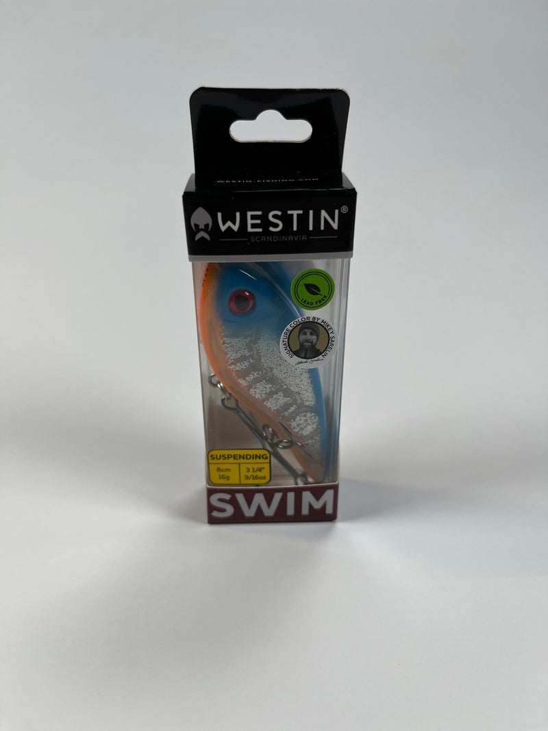 Westin Swim Glidebait 8cm 16g Silver Aurora - Fiskenerden.no