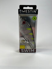 Westin Swim Glidebait 12cm 53g Silver Lime Flash - Fiskenerden.no