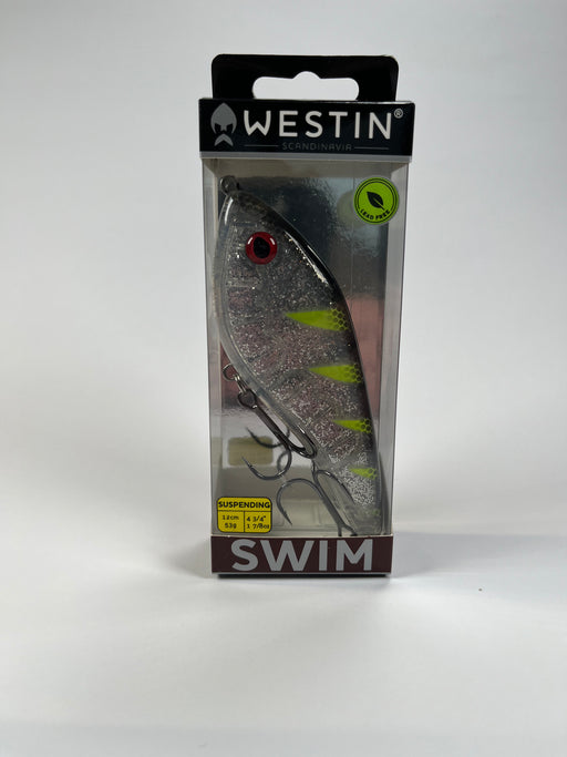 Westin Swim Glidebait 12cm 53g Silver Lime Flash - Fiskenerden.no
