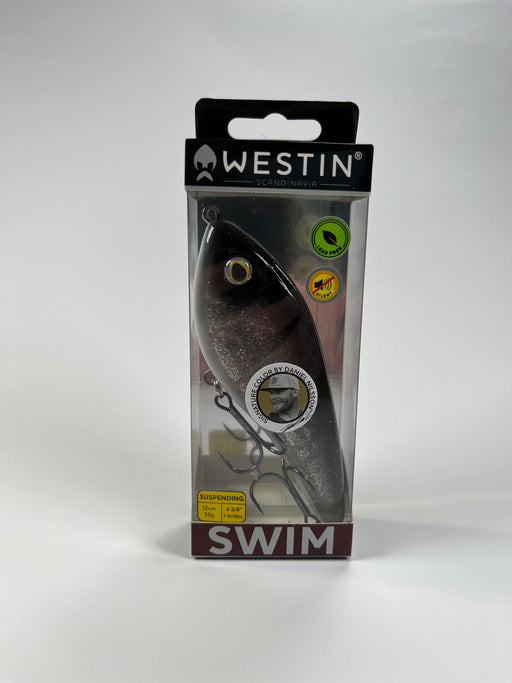 Westin Swim Glidebait 12cm 55g Midnight Silver Shiner - Fiskenerden.no