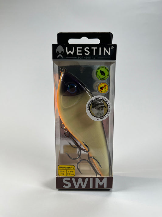 Westin Swim Glidebait 12cm 55g Burnt Sand Flash - Fiskenerden.no