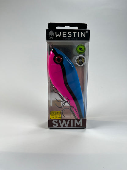 Westin Swim Glidebait 12cm 53g Cotton Candy Strike - Fiskenerden.no