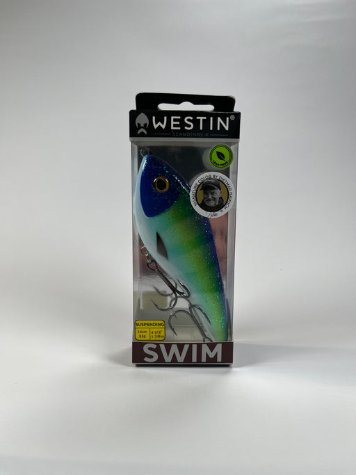 Westin Swim Glidebait 12cm 53g Glacier Lime Glitter - Fiskenerden.no