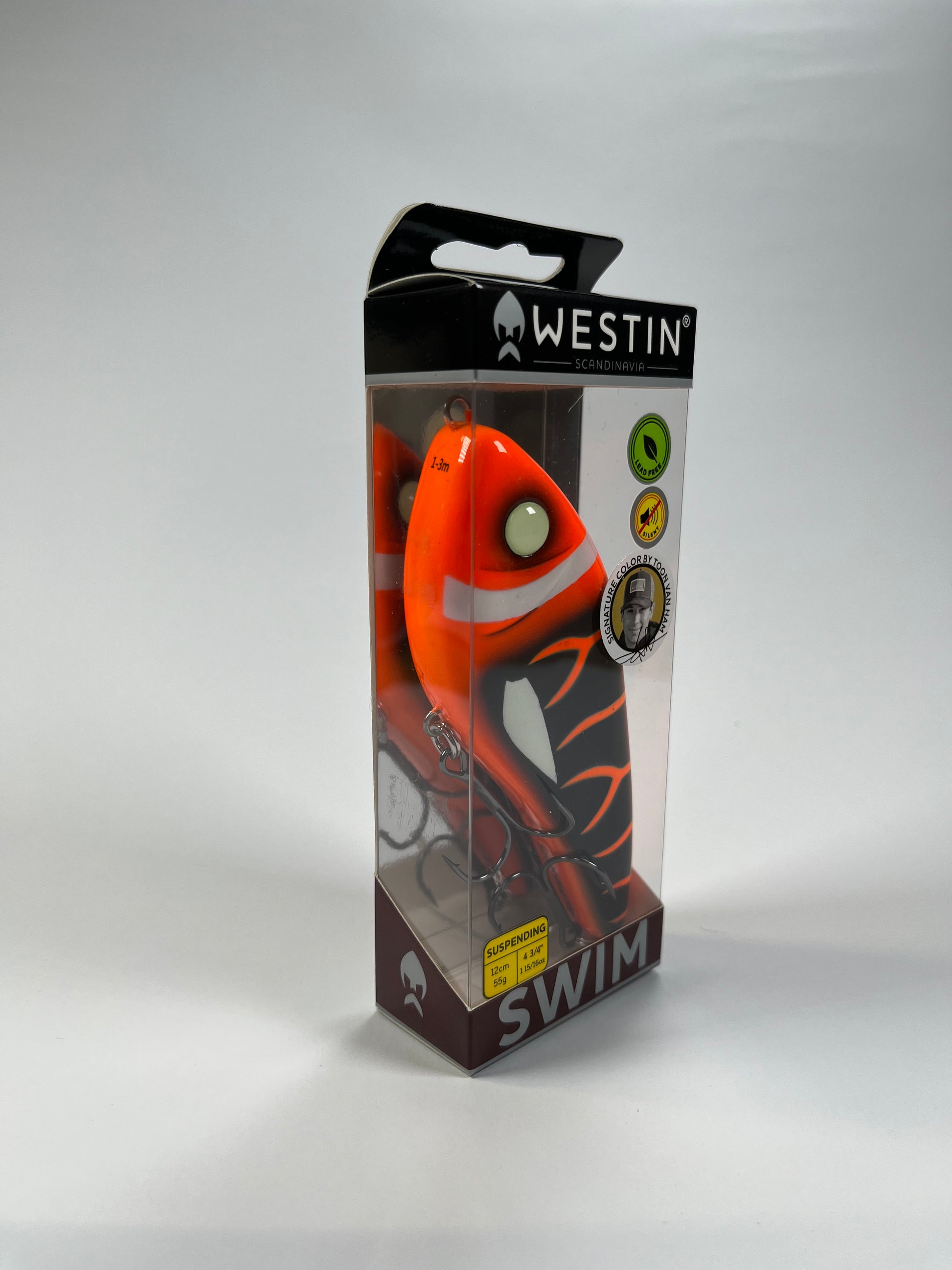 Westin Swim Glidebait 12cm 55g Inferno Perch - Fiskenerden.no