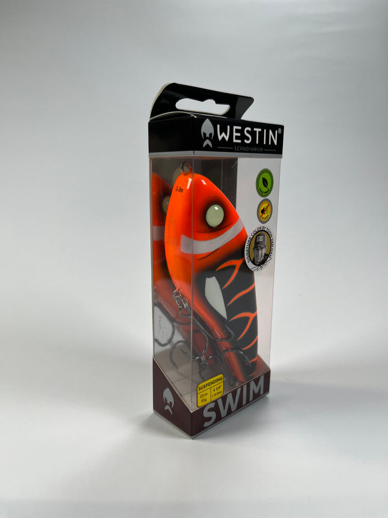 Westin Swim Glidebait 12cm 55g Inferno Perch - Fiskenerden.no