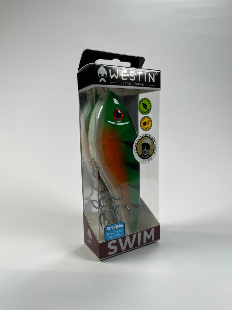 Westin Swim Glidebait 12cm 62g Venom Tiger - Fiskenerden.no