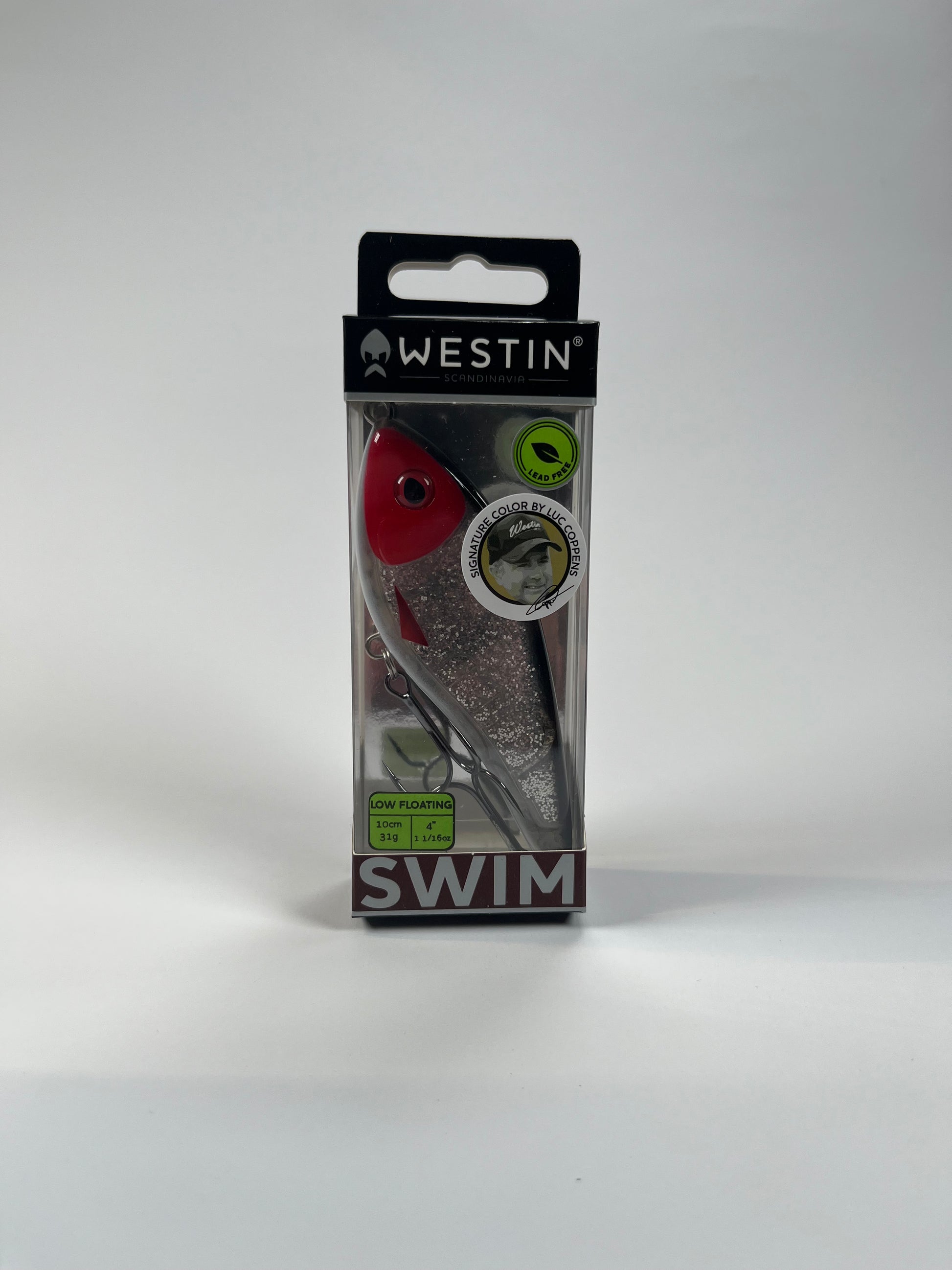 Westin Swim Glidebait 10cm 31g Scarlet Shiner - Fiskenerden.no