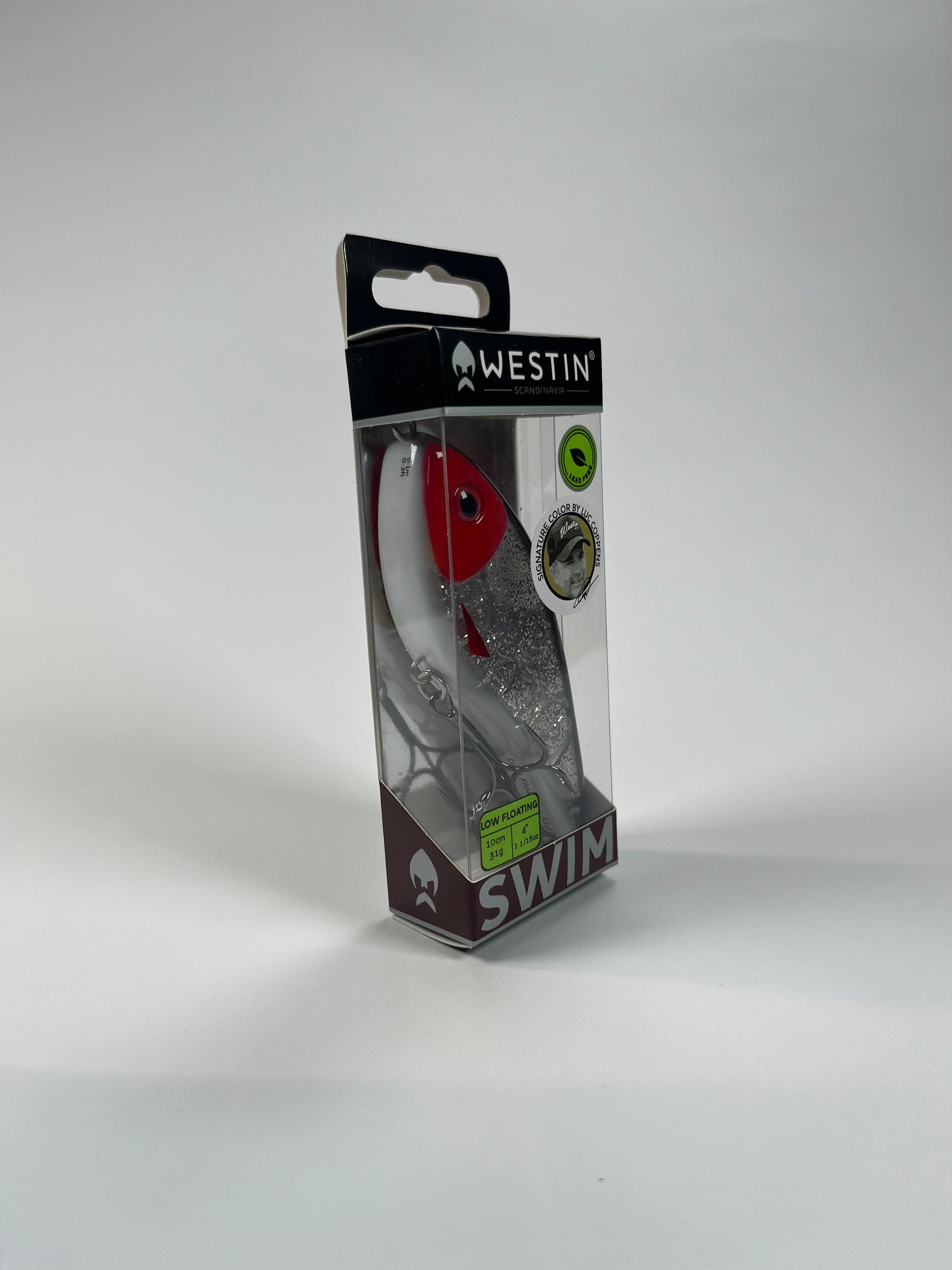 Westin Swim Glidebait 10cm 31g Scarlet Shiner - Fiskenerden.no