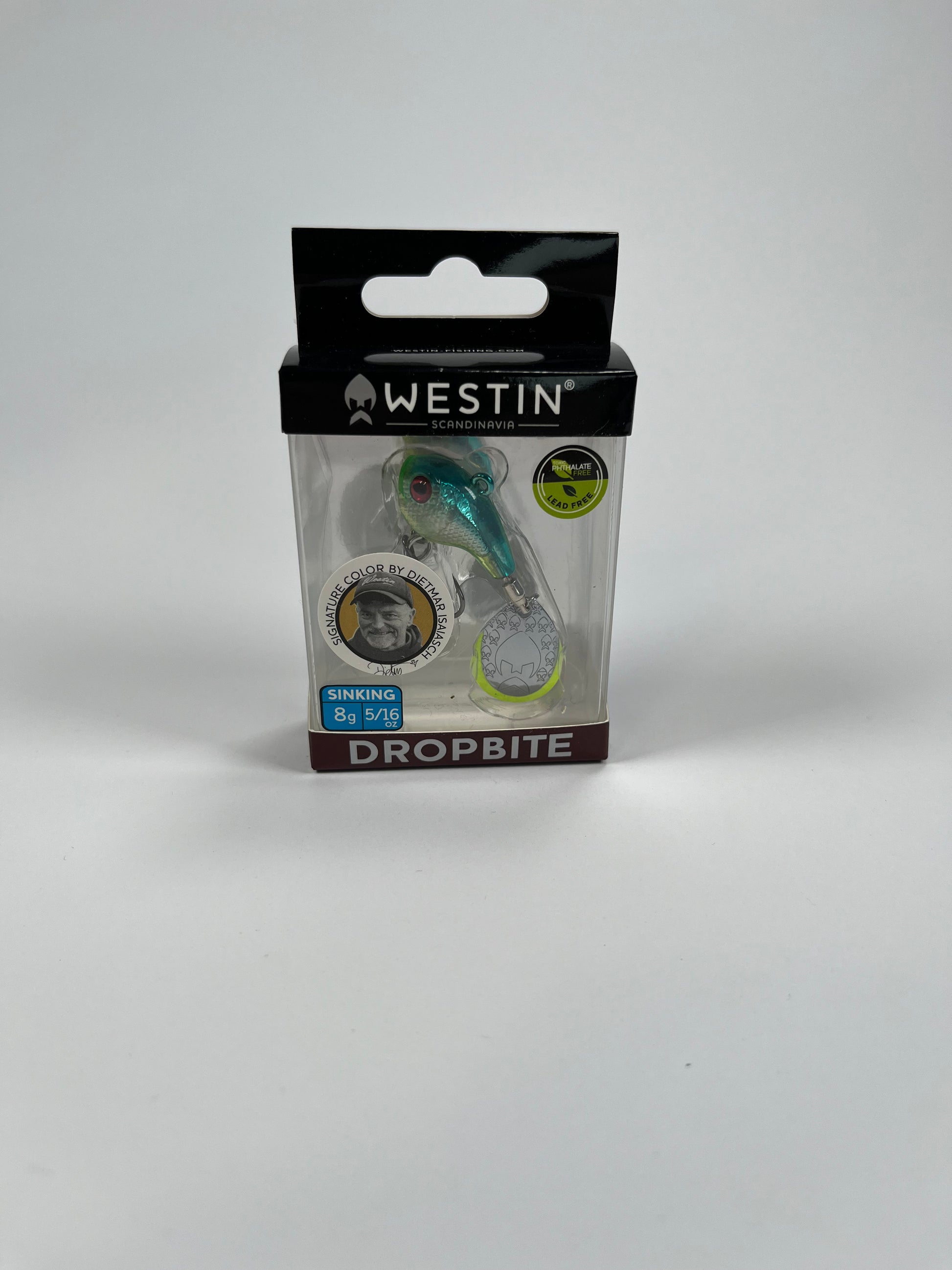 Westin Dropbite 2,6cm 8g Chartreuse Herring - Fiskenerden.no