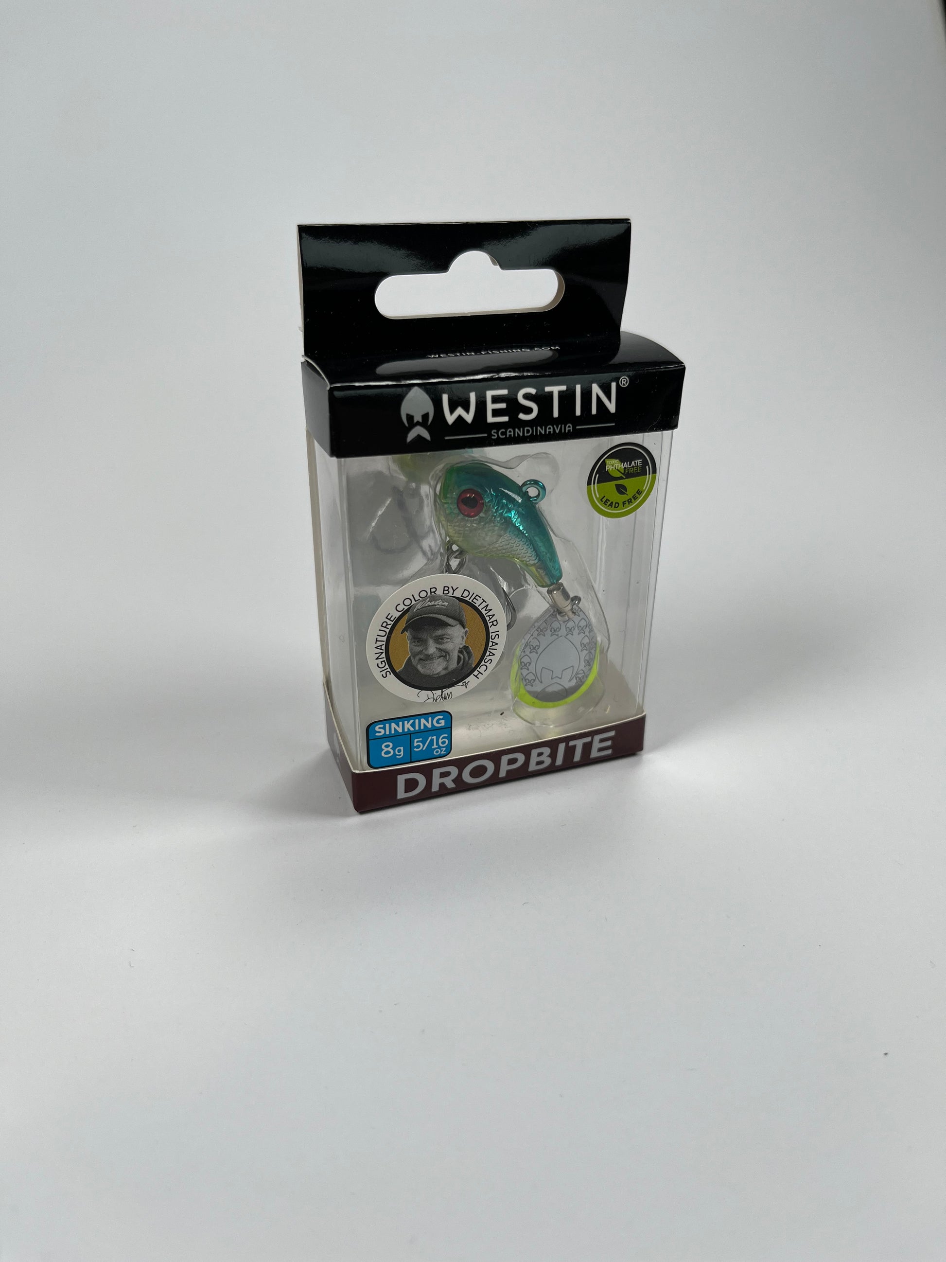 Westin Dropbite 2,6cm 8g Chartreuse Herring - Fiskenerden.no