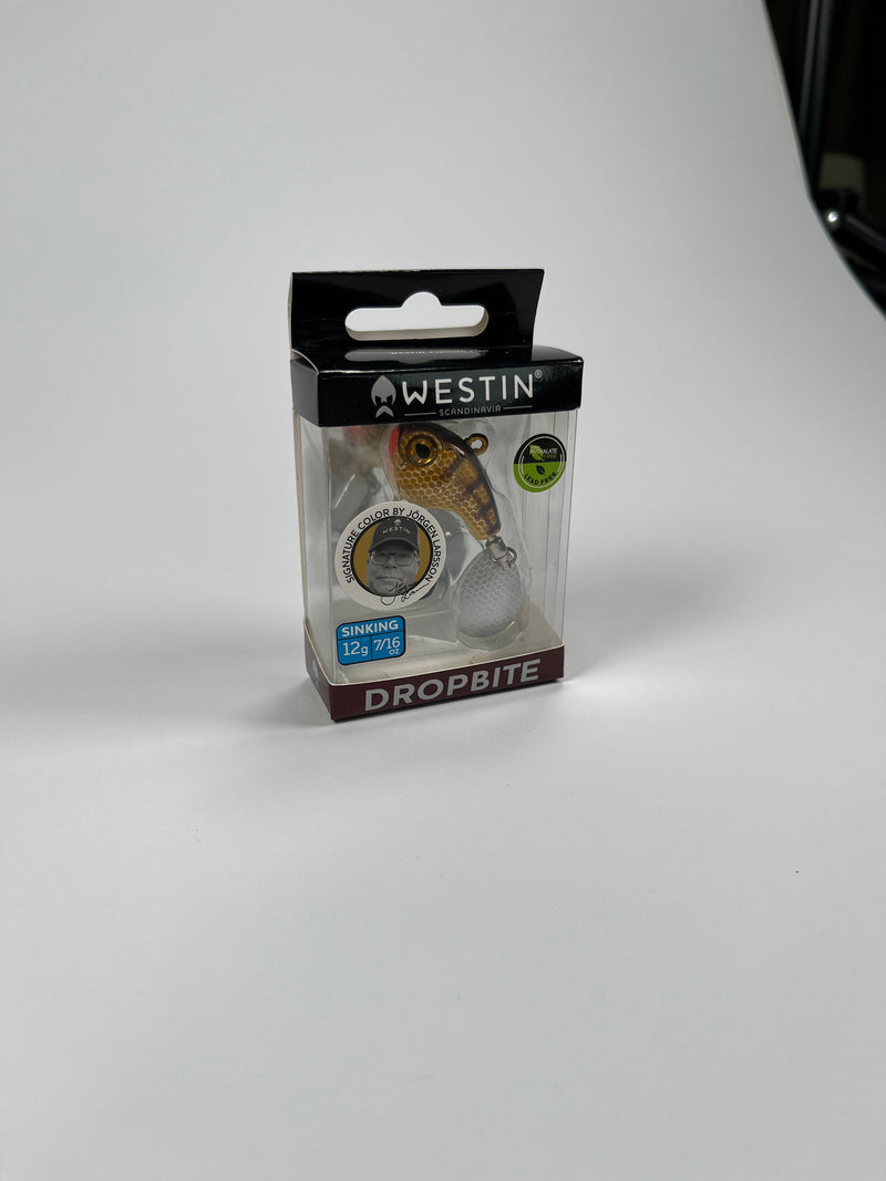 Westin Dropbite 3,2cm 12g Brown Perch - Fiskenerden.no