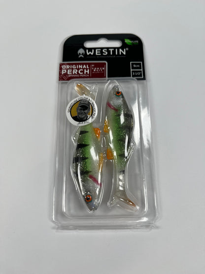 Westin Original Perch 9cm 8g Shining Perch (2pk) - Fiskenerden.no