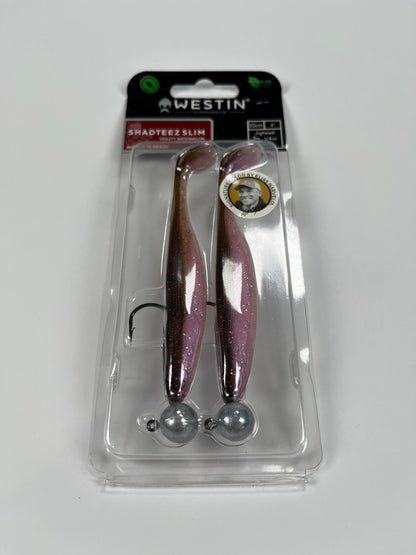 Westin Shadteez Slim 10cm 7g Violett Watermelon (2pk) - Fiskenerden.no