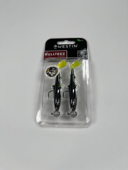 Westin BullTeez Shadtail 7,5cm 5g Midnight Citrus (2pc) - Fiskenerden.no