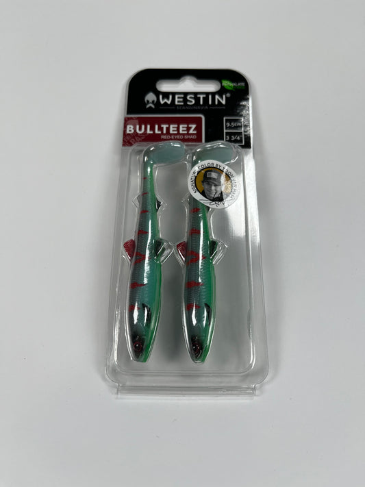 Westin BullTeez Shadtail 9,5cm Crimson Reef (2pc) - Fiskenerden.no