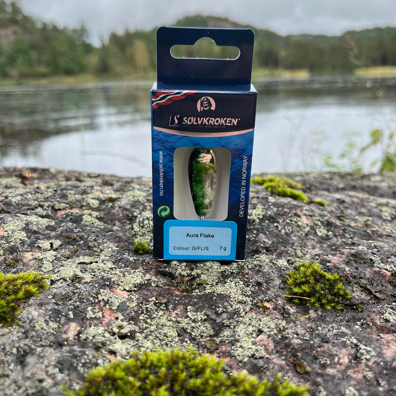 Aura Flake Grønn - Fiskenerden.no