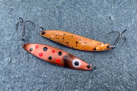 Spinn Craft Fjord Mini Oransje/Rød 7cm/13g - Fiskenerden.no