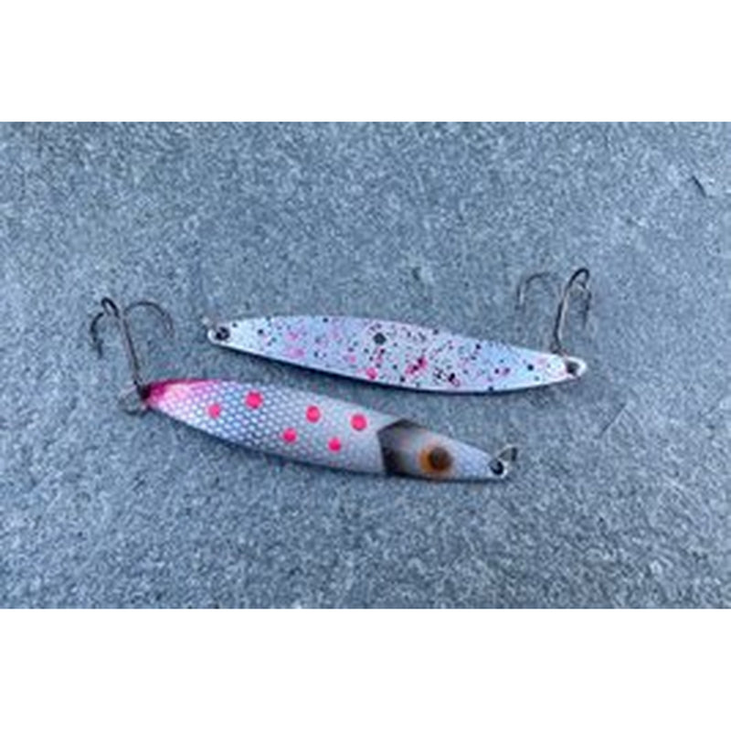 Spinn Craft Fjord Slim Sølv/Rosa 9cm/16g - Fiskenerden.no