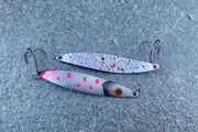 Spinn Craft Fjord Slim Sølv/Rosa 9cm/16g - Fiskenerden.no