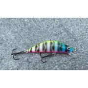 Spinn Craft Mad Minnow Grønn/Lilla 5cm/5g - Fiskenerden.no