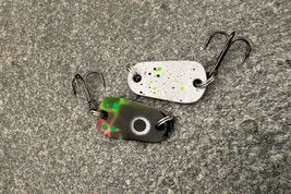 Spinn Craft Trout 1 Svart/Grønn 3cm/6g - Fiskenerden.no