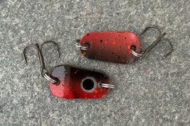 Spinn Craft Trout 1 Rød/Svart 3cm/6g - Fiskenerden.no