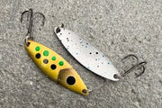 Spinn Craft Trout 3 Gul/Grønn 5cm/10g - Fiskenerden.no