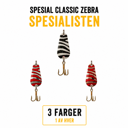 Spesial Classic Zebra Spesialisten - Fiskenerden.no