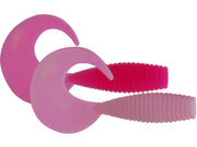 Kinetic Curlypup 5,1cm White/Pink - Fiskenerden.no