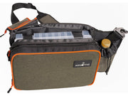 Slukveske Slingbag 1 Box Olive Melange/Orange - Fiskenerden.no