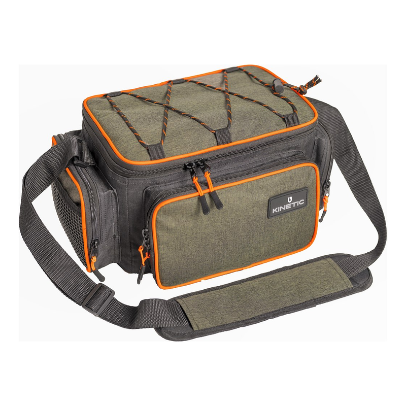 Slukveske 2 Box System M Olive Melange/Orange - Fiskenerden.no