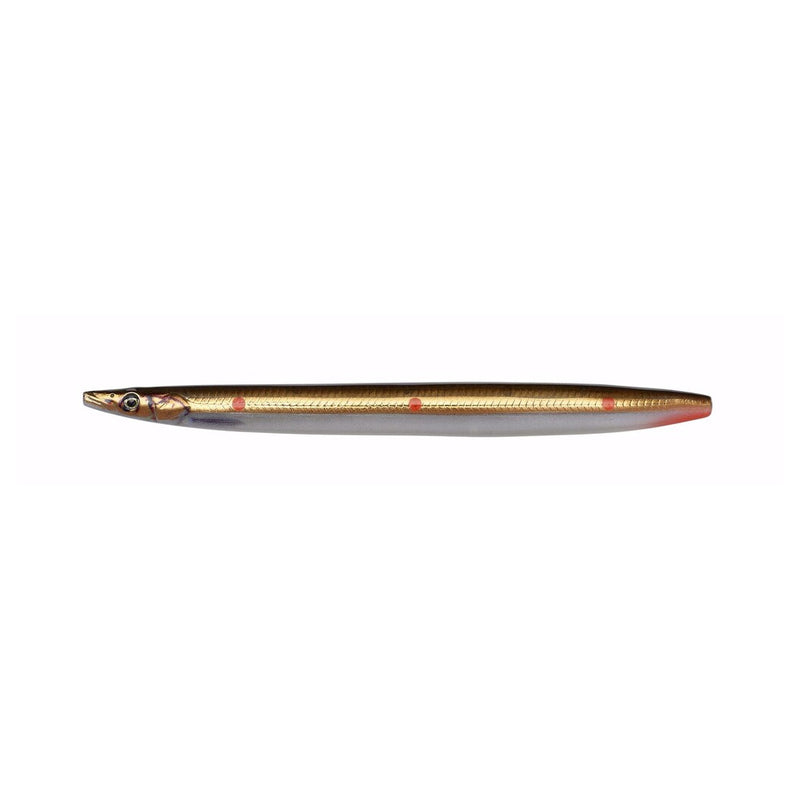 3D Line Thru Sandeel Brown Copper Red Dots