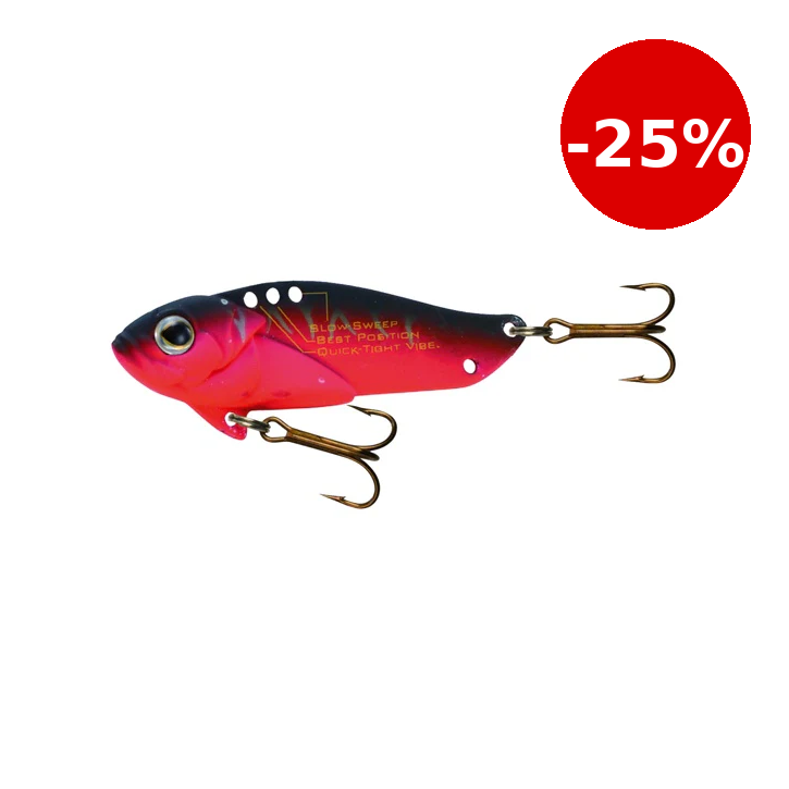 StrikePro Cyber Vibe Sort/Rød - Fiskenerden.no